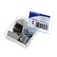 Hoekclips Westcott aluminium zilverkleurig doos à 100 stuks