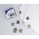 Hoekclips Westcott aluminium zilverkleurig doos à 100 stuks