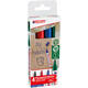Viltstift edding 3000 creatief rond 1.5-3mm assorti blister à 4 stuks