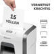 Papiervernietiger Fellowes Powershred 15C snippers 4x40mm wit