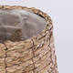 Plantenmand Mica Avalon zeegras rond 31x30cm lichtbruin