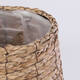 Plantenmand Mica Avalon zeegras rond 26x26cm lichtbruin
