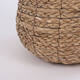 Plantenmand Mica Avalon zeegras rond 26x26cm lichtbruin