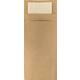 Bestekzakje IEZZY 190x85mm kraft met gerecycled servet 500st