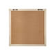 Letterbord IEZZY 30x30cm naturel hout