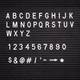 Letterbord IEZZY 60x80cm zwart hout