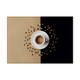 Placemat IEZZY koffiekop bruin 6 stuks