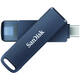 Phone Drive 128GB lightning- USB-C blauw