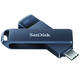 Phone Drive 128GB lightning- USB-C blauw
