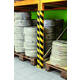 Beschermingsprofiel Durable C35 hoek 1m geel zwart