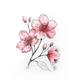 Tekenset Sakura Creative Kit Cherry Blossom 6 stuks