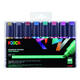 Paintmarker Uni POSCA PC8K breed schuin metallic assorti set à 8 stuks