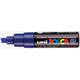 Paintmarker Uni POSCA PC8K breed schuin donkerblauw