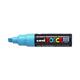 Paintmarker Uni POSCA PC8K breed schuin fluor turquoise