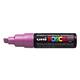 Paintmarker Uni POSCA PC8K breed schuin metallic roze
