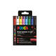 Paintmarker Uni POSCA PC1MR extra fijn assorti set à 8 stuks