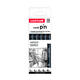 Fineliner Uni-ball Pin ASP009 set à 5 breedtes zwart