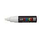 Paintmarker Uni POSCA PC8K breed schuin wit