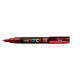 Paintmarker Uni POSCA PC1MC extra fijn wijnrood