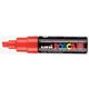 Paintmarker Uni POSCA PC8K breed schuin rood