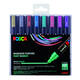 Paintmarker Uni POSCA PC5M medium metallic assorti set à 8 stuks