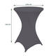 Tafelrok BRASQ voor statafel 80cm antraciet