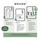Stoelmat BRASQ PVC 90x120 voor harde vloer