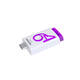 USB stick 3.2 Philips Click USB-C 64GB paars