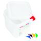 Voedseldoos Araven GN 1/6 met deksel 2600 ml 4 stuks