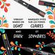 Creatieve marker Sharpie assorti blister à 5 stuks