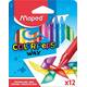 Waskrijt Maped Color'Peps Wax set á 12 kleuren