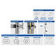 Monitorarm ACT office crossbar 2 schermen verstelbaar