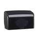 Toiletpapierdispenser Aquarius duo voor kleine rollen zwart 7191
