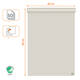 Flipoverpapier Nobo standaard 65x95cm dubbelzijdig rol 50vel
