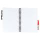 Projectboek Pukka Pad Metallic B5 lijn 4-tabs 200 pagina's 80gr groen