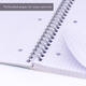 Collegeblok Pukka Pad Jotta A4 ruit 5x5mm 4-gaats 200 pagina's 80gr groen