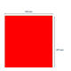 Etiket rillprint 210x297mm fluorrood 100 etiketten