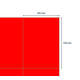 Etiket rillprint 105x148mm fluorrood 400 etiketten
