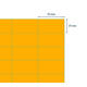 Etiket Rillprint 70x37mm fluororanje 2400 etiketten