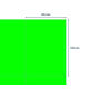 Etiket Rillprint 105x148mm fluorgroen 400 etiketten
