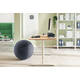 Actieve zitbal Leitz Ergo 75cm anti-rol donkergrijs
