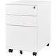 Ladeblok Euroseats 3 lade (2+1) 50x39x60cm op wieltjes wit