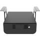 Persoonlijke lade Euroseats 369x292x189mm zwart