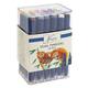 Alcoholmarkers Nassau Arts duopunt set à 24 kleuren