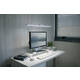 Bureaulamp Unilux Strata base led wit
