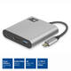 Adapter ACT USB-C multiport voor 1 HDMI monitor