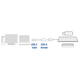 Kabel ACT USB 3.0 OTG USB-C male naar USB-A female