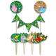 Cake decoratie Jungle 9 stuks
