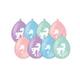 Ballonen Unicorn 30 cm 8 stuks pastel