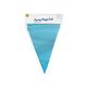 Party Flag Foil Baby Blue